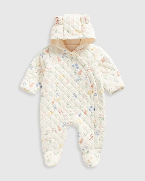 Buy Cream Sleepsuits Nightsuit for Infants by Mothercare Online
