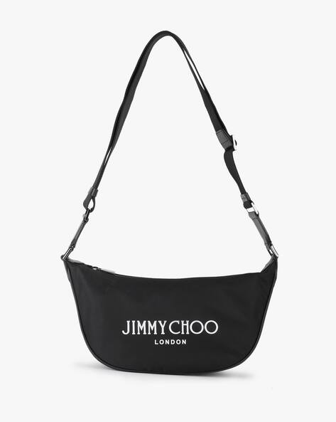 Buy Jimmy Choo Logo Leather Bag | Black Color Men | AJIO LUXE