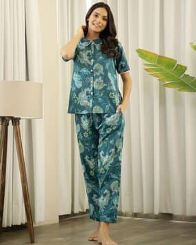 say Women Floral Print Nightwear Set-picture-13