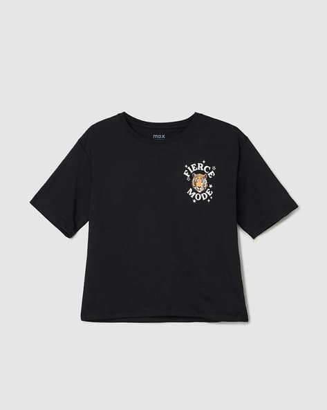 Ajio T Shirt For Girls Black Trendy Kalki Vol Kurtis Online India Ajio