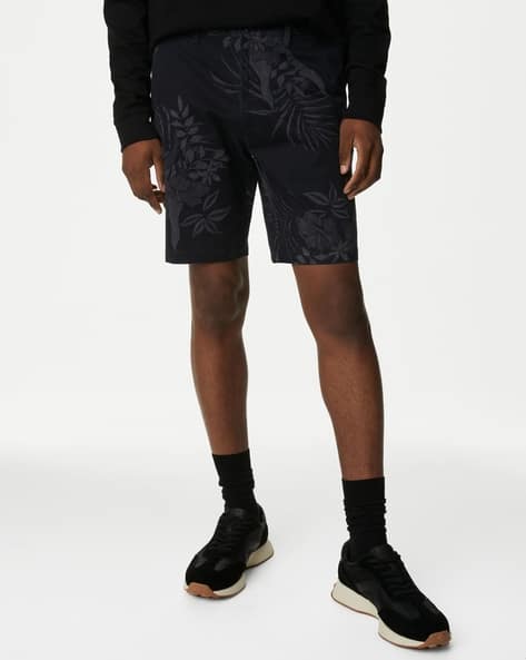 Marks & Spencer Floral Stretch Chino Shorts