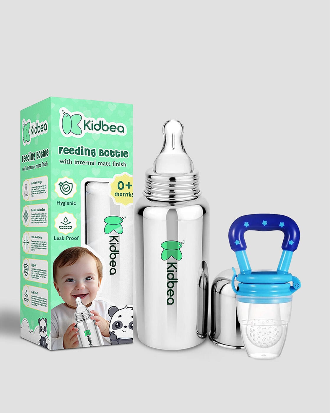 Stainless Steel Feeding Mee Mee Baby Milk Bottle Mee Mee Feeding