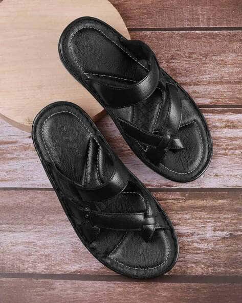 Men Toe-Ring Slip-on Sandals