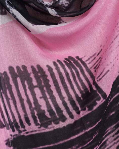 Women Abstract Print Scarf Price in India