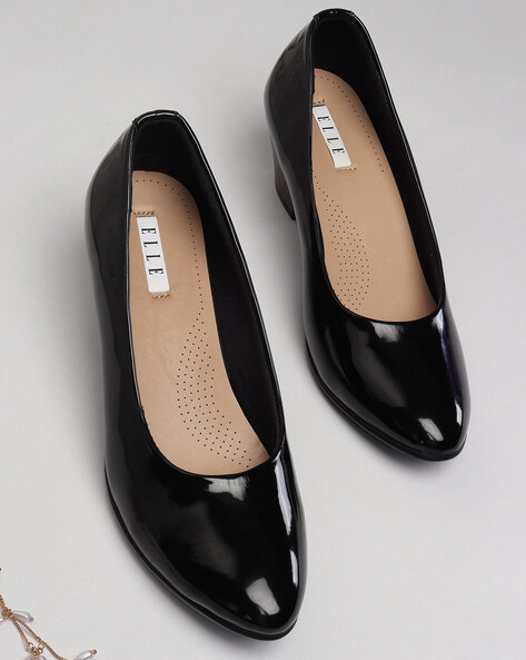 Elle Women Almond-Toe Slip-On Pumps