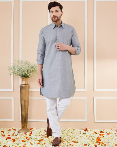 See Designs Solid Long Kurta