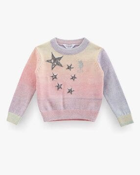 u.s. polo assn. Girls Embellished Round-Neck Sweatshirt-picture-18