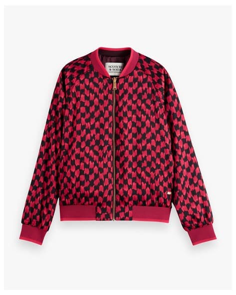 Printed Reversible Bomber Jacket