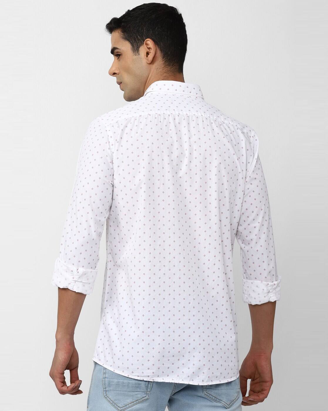 PE CASUAL FGSHIRT PCSFSSLFG15, WHITE, 42