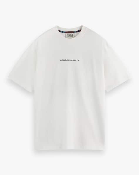 Scotch & Soda FRONT AND BACK ARTWORK - T-shirt print - white/wit