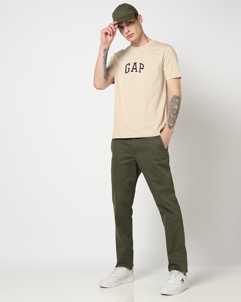 Buy Olive Green Trousers Pants for Men by GAP Online Ajio