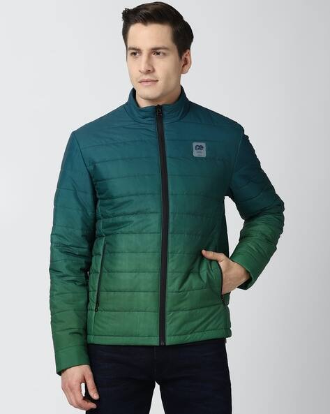 PETER ENGLAND Men Ombre-Dyed Regular Fit Puffer Jacket