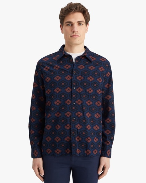 Scotch & Soda Printed Seersucker Shirt