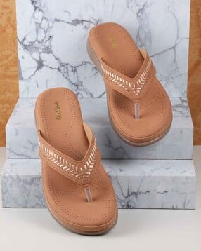 metro Women Stylised-Toe Thong Sandals-picture-47