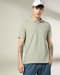 CORE STR POLO WITH BACK YOKE, GREEN, M