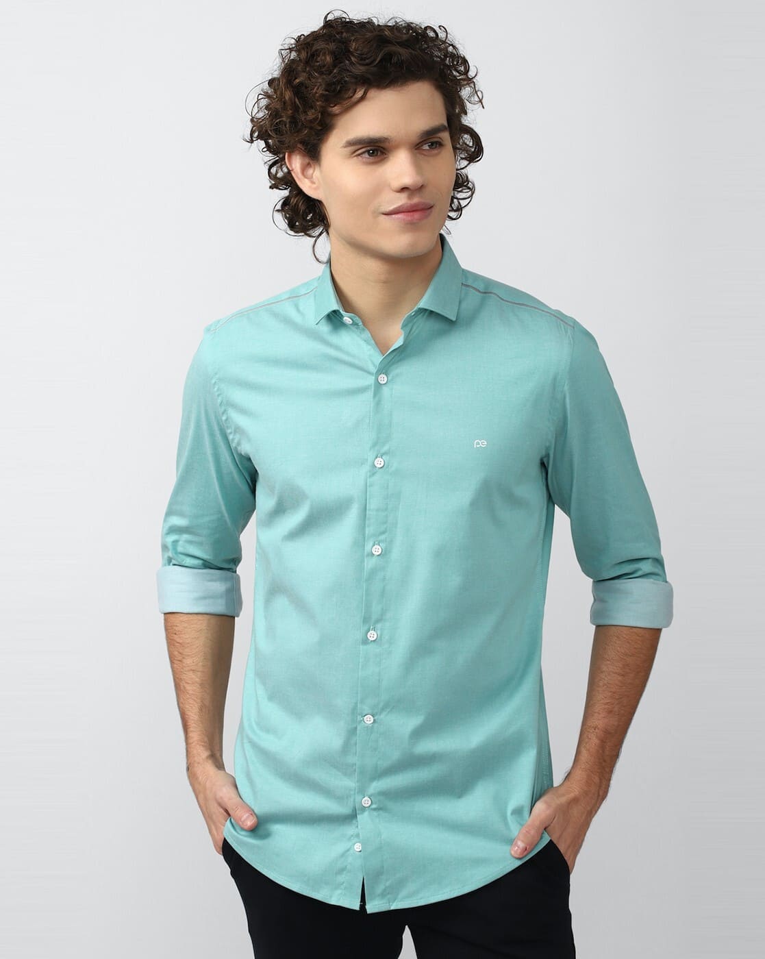 Men Full-Sleeve Slim Fit Shirt