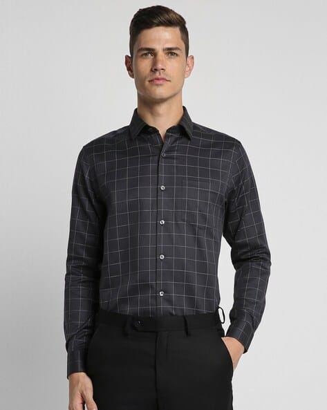 Buy Grey Shirts for Men by PETER ENGLAND Online