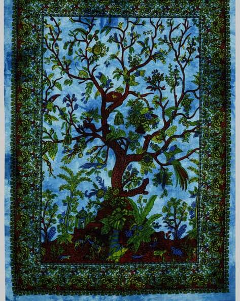 Tree of Life Print Tapestry Wall Hanging