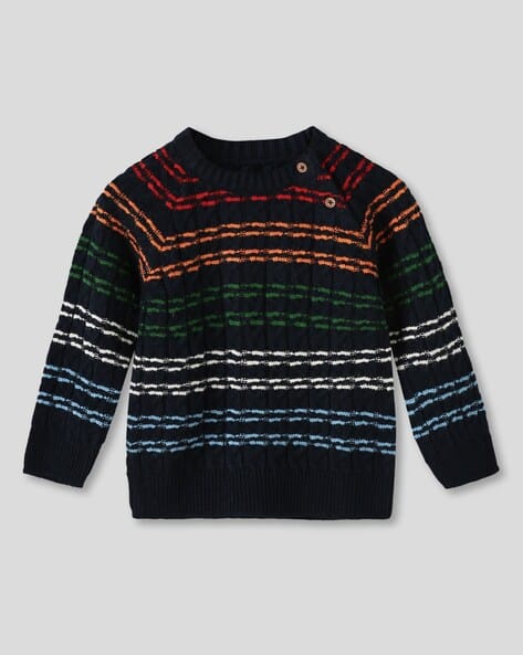 Wotnot by AZORTE Striped Sweater