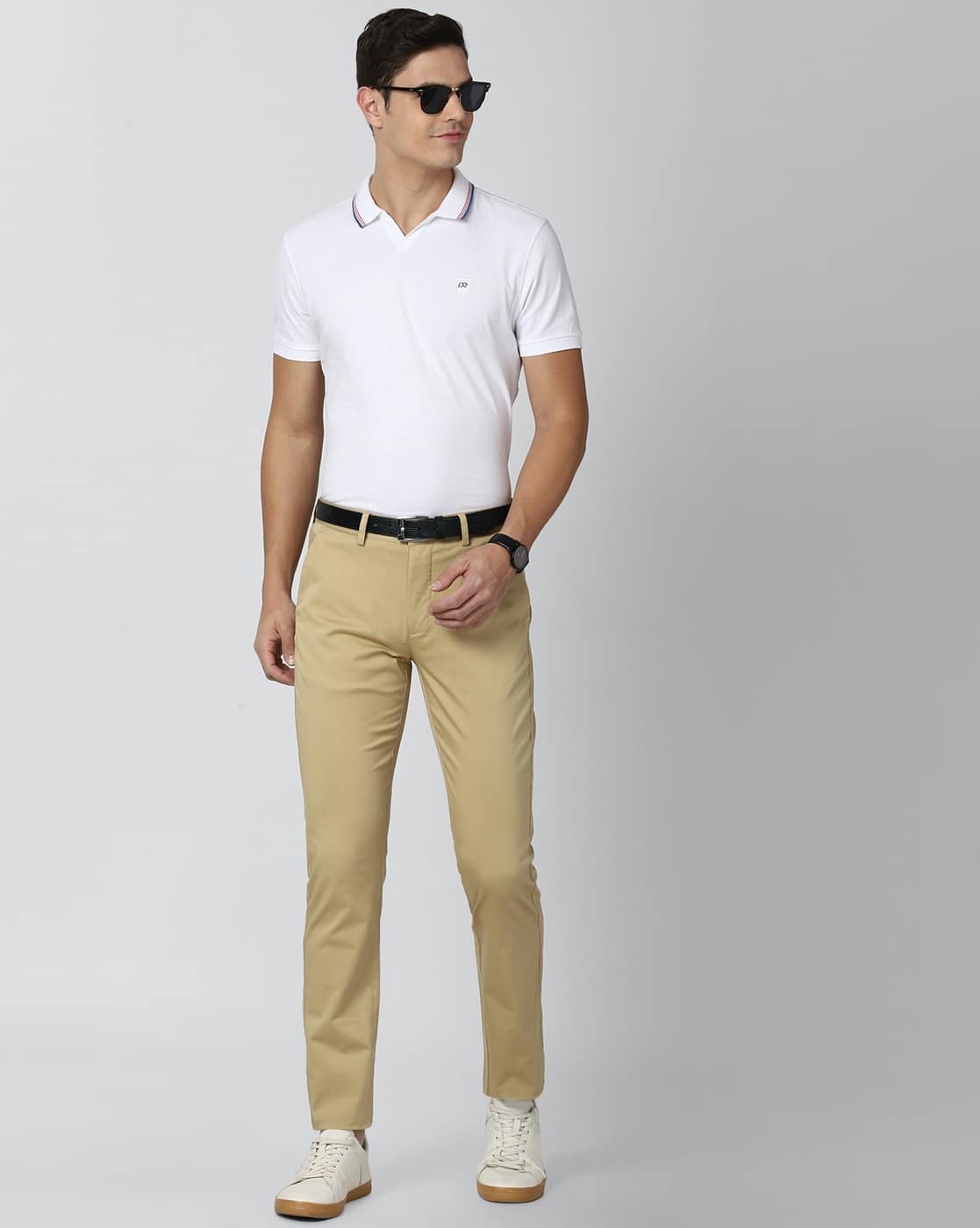 Buy Khaki Trousers Pants for Men by PETER ENGLAND Online