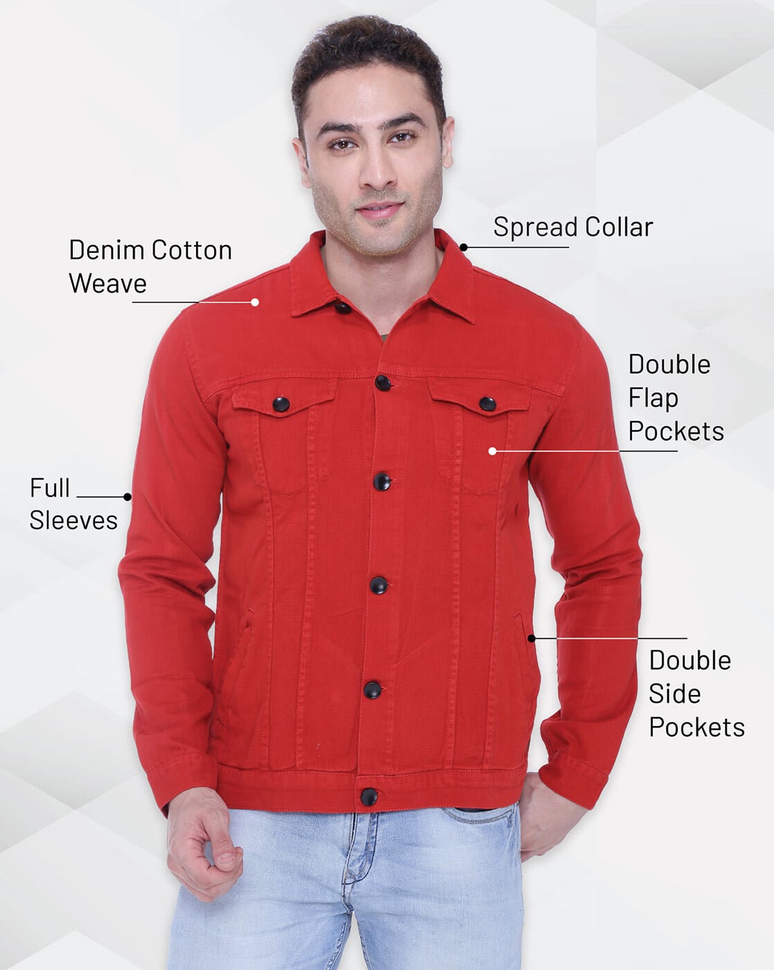 Buy Cherry Red Jackets & Coats for Men by Kuons Avenue Online