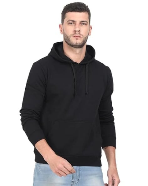 Buy Black Sweatshirt Hoodies for Men by GLITO Online Ajio