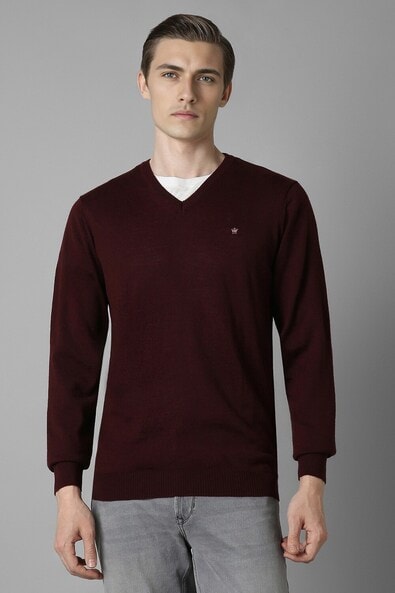 Buy Maroon Sweaters Cardigans for Men by LOUIS PHILIPPE Online Ajio