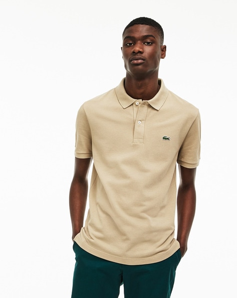 Men's lacoste slim fit polo shirt hotsell