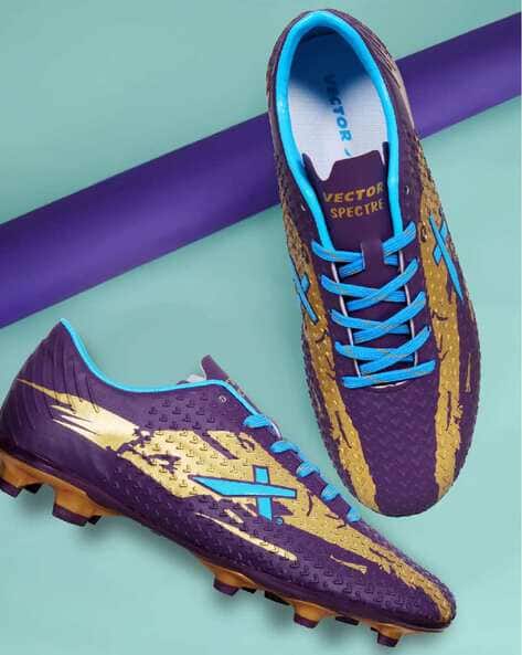 VECTOR X Men Lace-Up Football Shoes