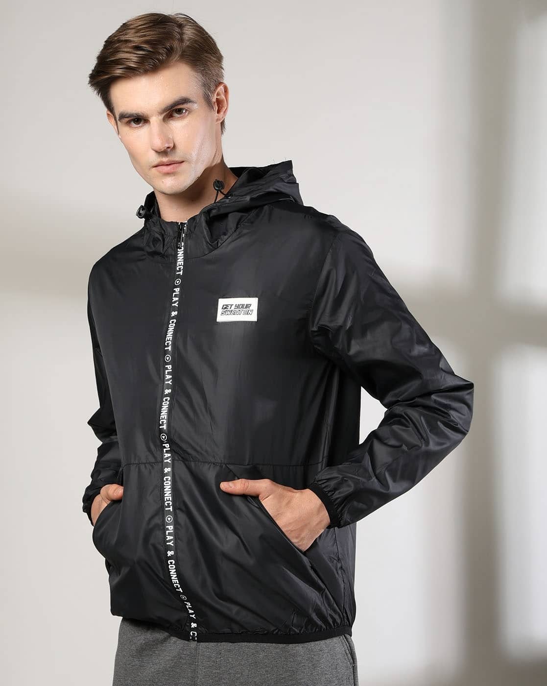Buy Black Jackets & Coats for Men by TEAMSPIRIT FOR TRENDS SELECT
