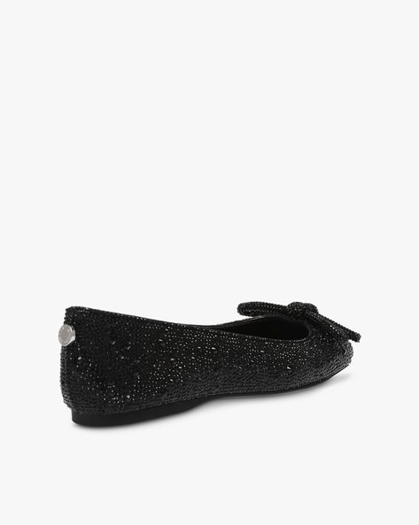 Buy Black Crystal Flat Shoes for Women by STEVE MADDEN Online 