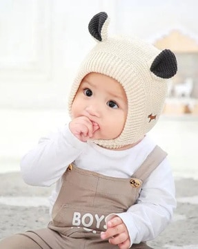 Buy Beige Caps Hats for Infants by Ziory Online Ajio