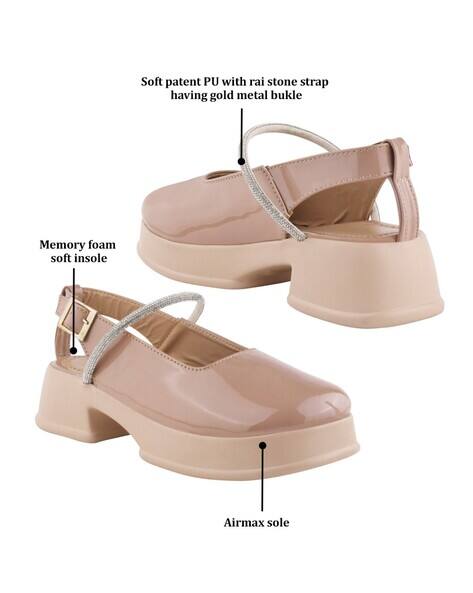 merryjenny frill mary ジェーン metal sneaker Multi-Strap Silver