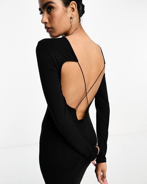 strapless open back dress PRETTYGARDEN Womens Summer Halter Dresses Elegant Classy V Neck Backle main image 0