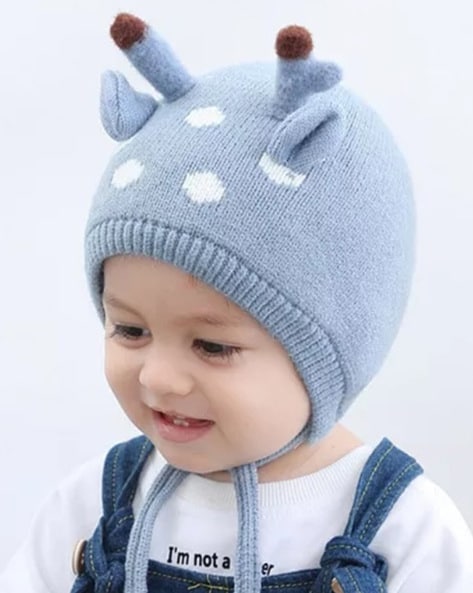 Buy Blue Caps Hats for Infants by Ziory Online Ajio