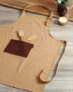 Cotton solid kitchen Apron with pocket