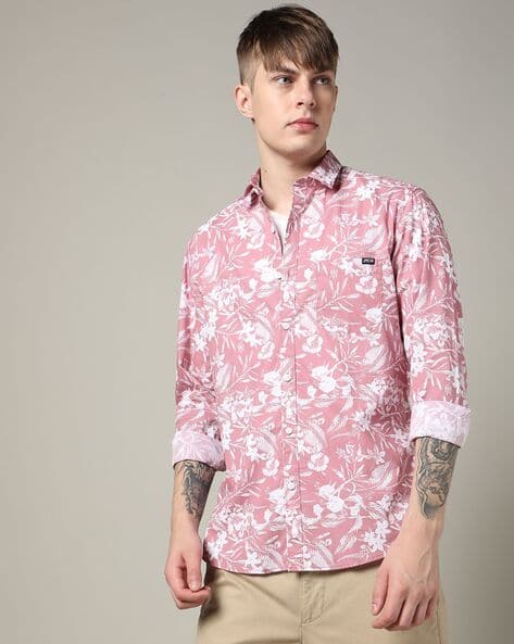 Buy Pink Off White Shirts for Men by Voroxy X AG Online