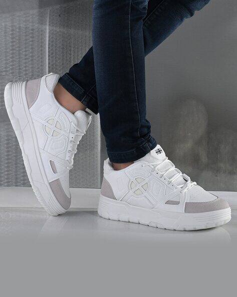 ARBUNORE Men Low-Top Lace-Up Shoes