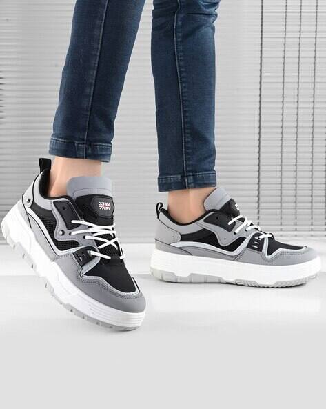 ARBUNORE Men Colourblock Low-Top Lace-Up Shoes