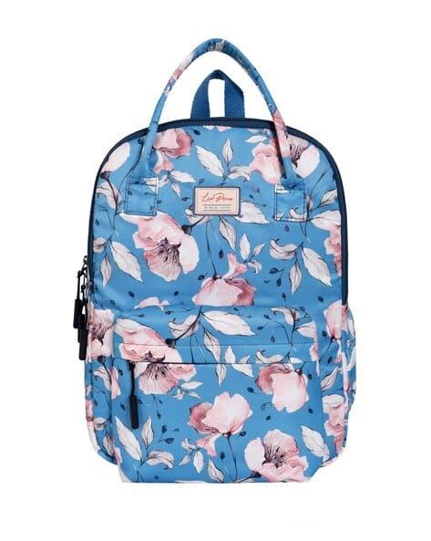 Lino Perros Women Floral Print Backpack with Adjustable Straps