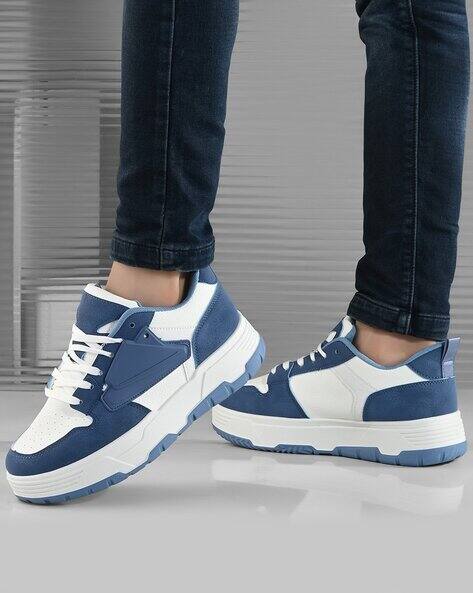 ARBUNORE Men Colourblock Low-Top Lace-Up Shoes