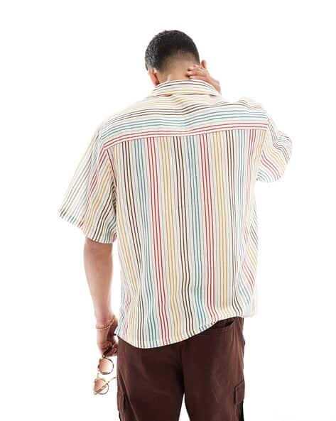 asos rainbow top
