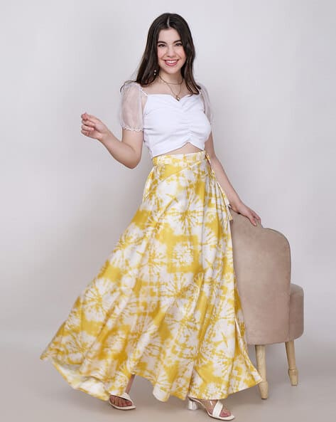 Buy Yellow Skirts Ghagras for Women by Frolic Rolic Online