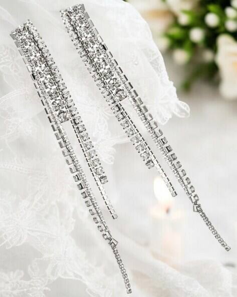 Fabula Silver-Plated Drop Earrings