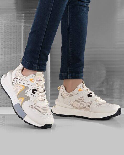 ARBUNORE Men Low-Top Lace-Up Casual Shoes