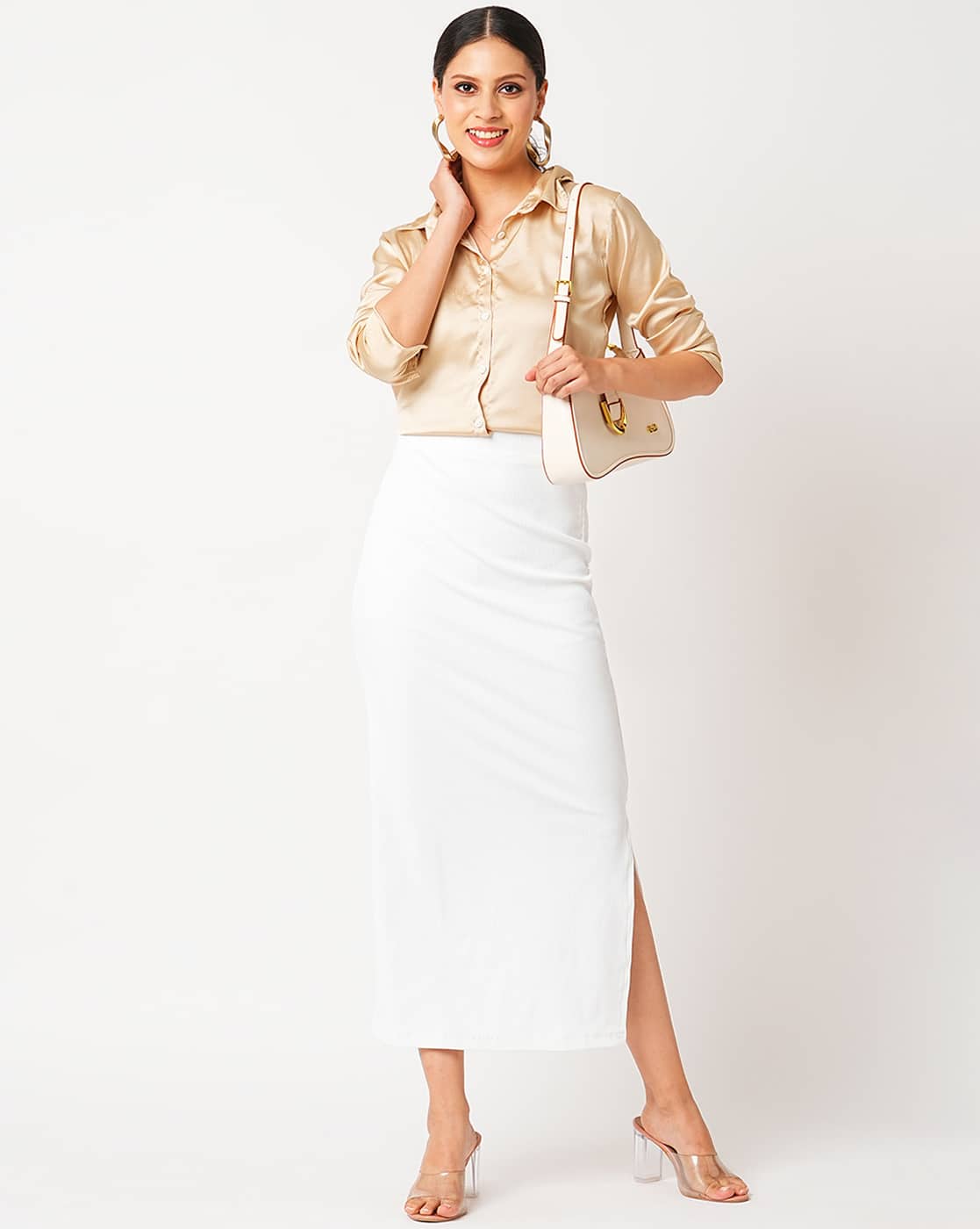 Buy GLOBUS Women High-Rise Stretchable S Online | Ajio.com