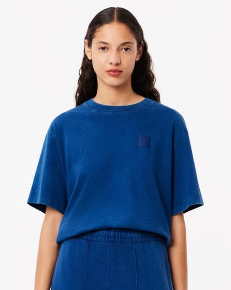 Women Loose Fit Round-Neck T-Shirt