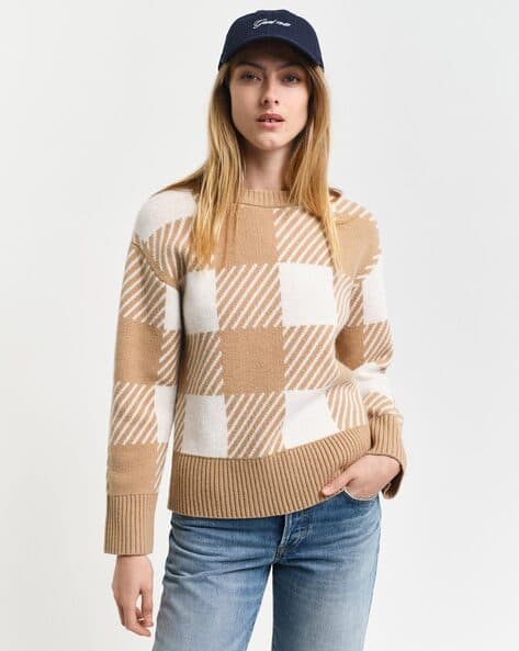 Buy Beige White Sweaters Cardigans for Women by Gant Online