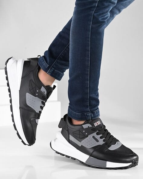 ARBUNORE Men Low-Top Lace-Up Casual Shoes