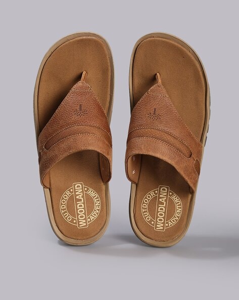 Woodland Men Thong-Strap Slip-On Sandals